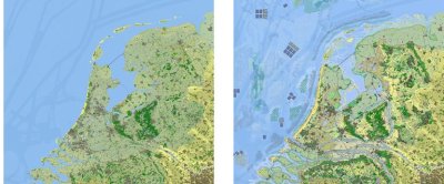 De kaart van Nederland in 2120